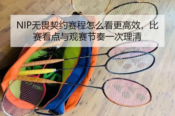 NIP无畏契约赛程怎么看更高效，比赛看点与观赛节奏一次理清
